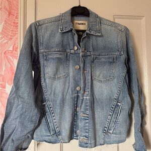 L'AGENCE Light Blue Jean Jacket
